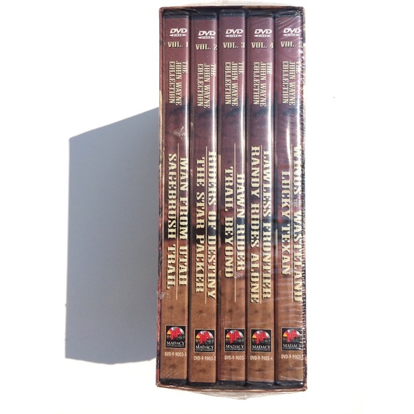 The John Wayne Collection DVD 5-Disc Box Set Westerns factory sealed - Picture 3 of 4